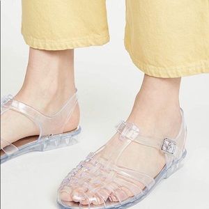 Jeffrey Campbell Clear Jelly Sandal